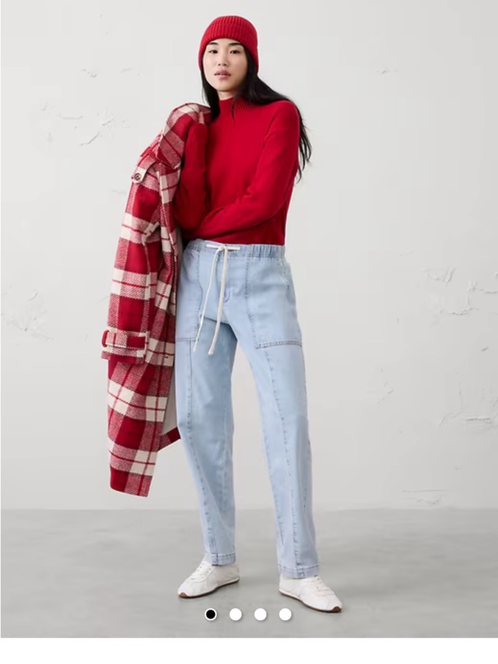 Banana Republic Factory Light Wash Drawstring Jeans - Blue NWT